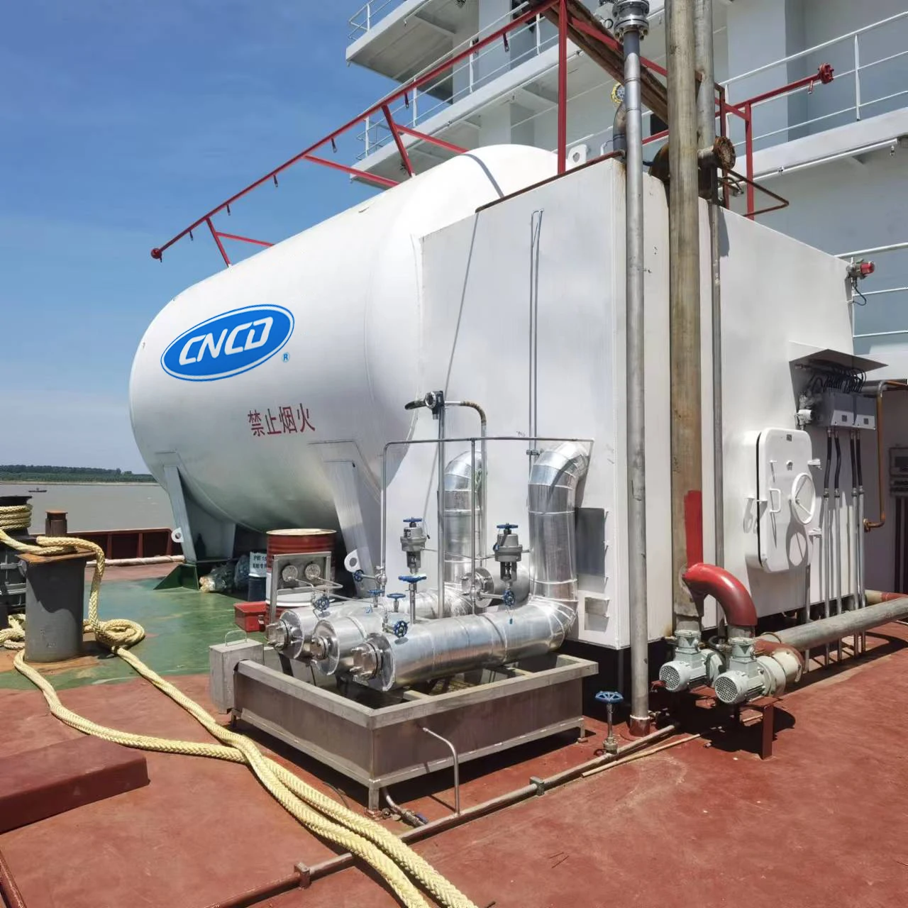 Industrial Stainless Steel Horizontal Large Lng Marine Fuel Tank ...
