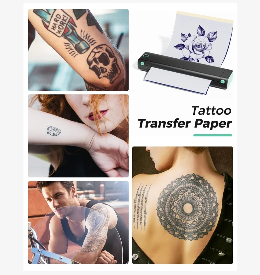 M08F-TATTOO Bluetoothタトゥープリンター Amazon.com: Phomemo M08F Wireless Tattoo Printer, Stencil