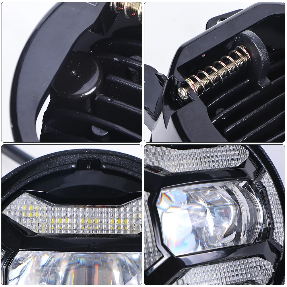 Osram 4X4 Accessory Led Fog/Driving Lights Oem Odm Fog Light 4 Inch 30W With Rebreather Ip67 Rear Fog Lamp for Jeep Wrangler Jk