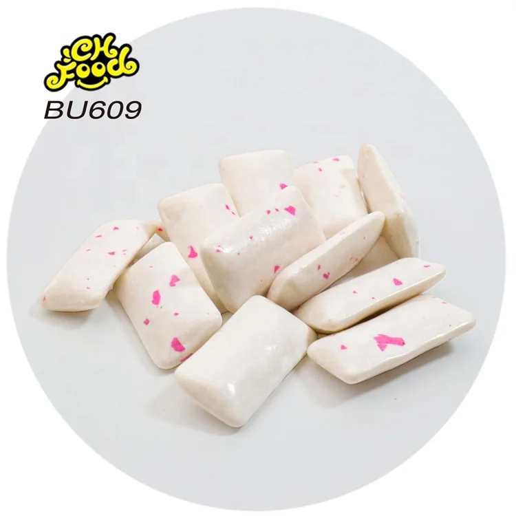 Wholesale and OEM Mix Fruit Flavor Mint Crunchy Chewing Gum Halal Snack Sweets