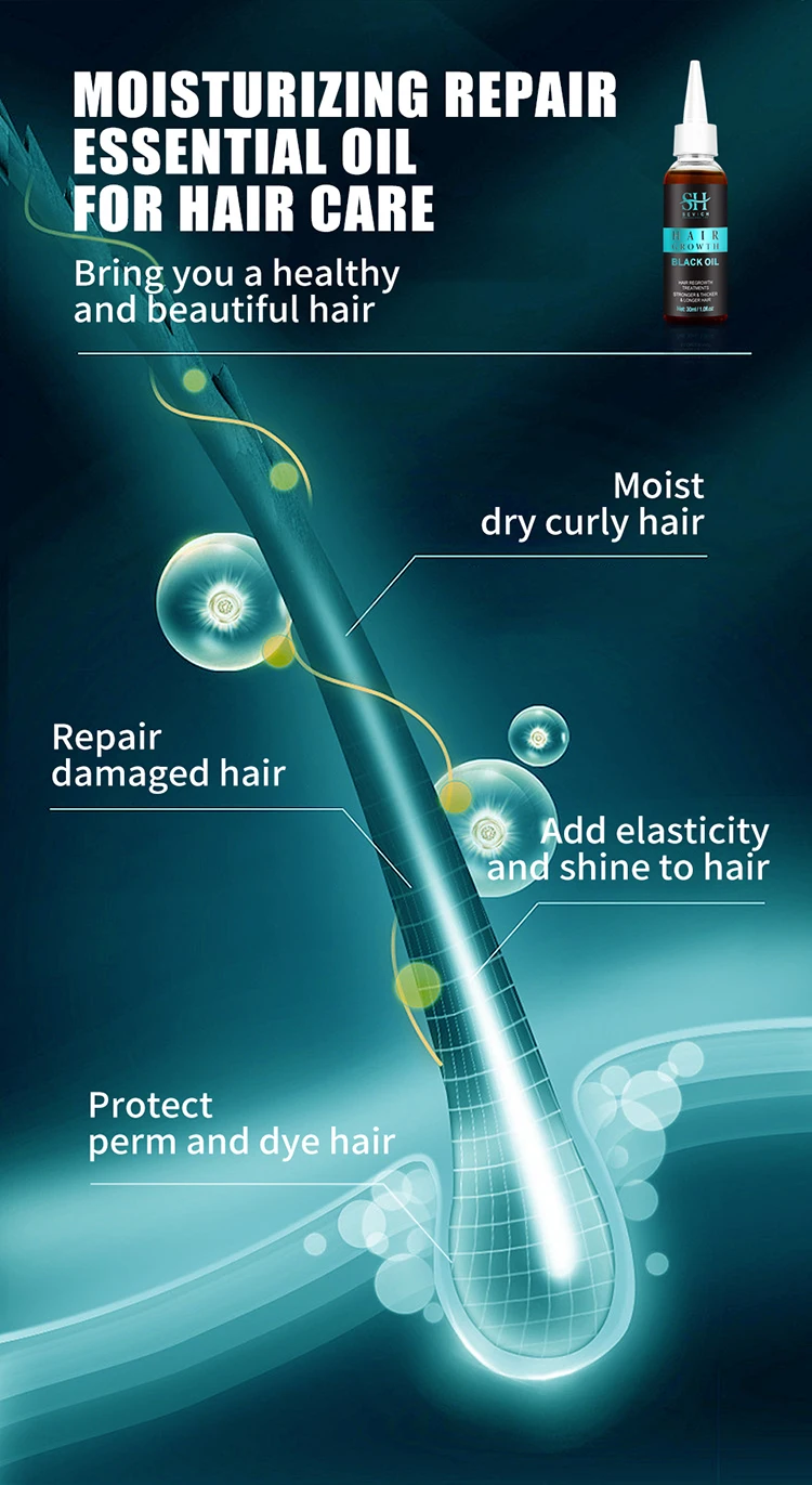 Organic Black Hair Growth Oil For Black Women Private Label Miracle