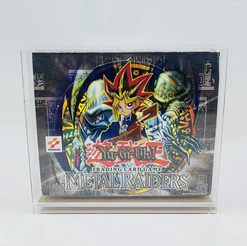 High Quality Customized Clear UV Resistance Acrylic Display Case for YuGiOh Booster Box High Quality Customized Clear UV Resistance Acrylic Display Case for YuGiOh Booster Box