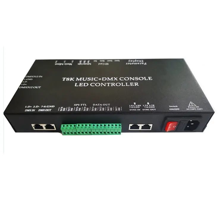 LED-SMD-Controller mit Schaltersteuerung für KTV-Räume, Bars, Hochzeitssäle, Sound-Light-Kopplung, farbenfrohe Lichtleisten mit programmierbaren Funktionen