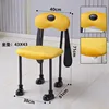 Marco de terciopelo amarillo-negro.