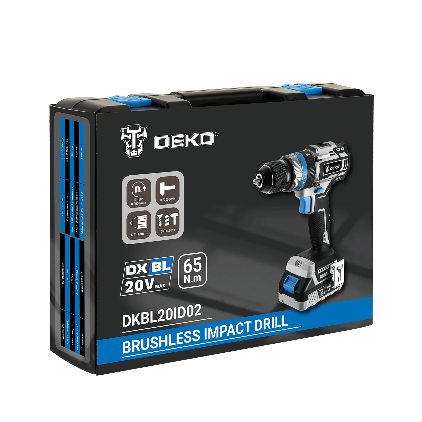 Deko brushless best sale 20v gbd20du2