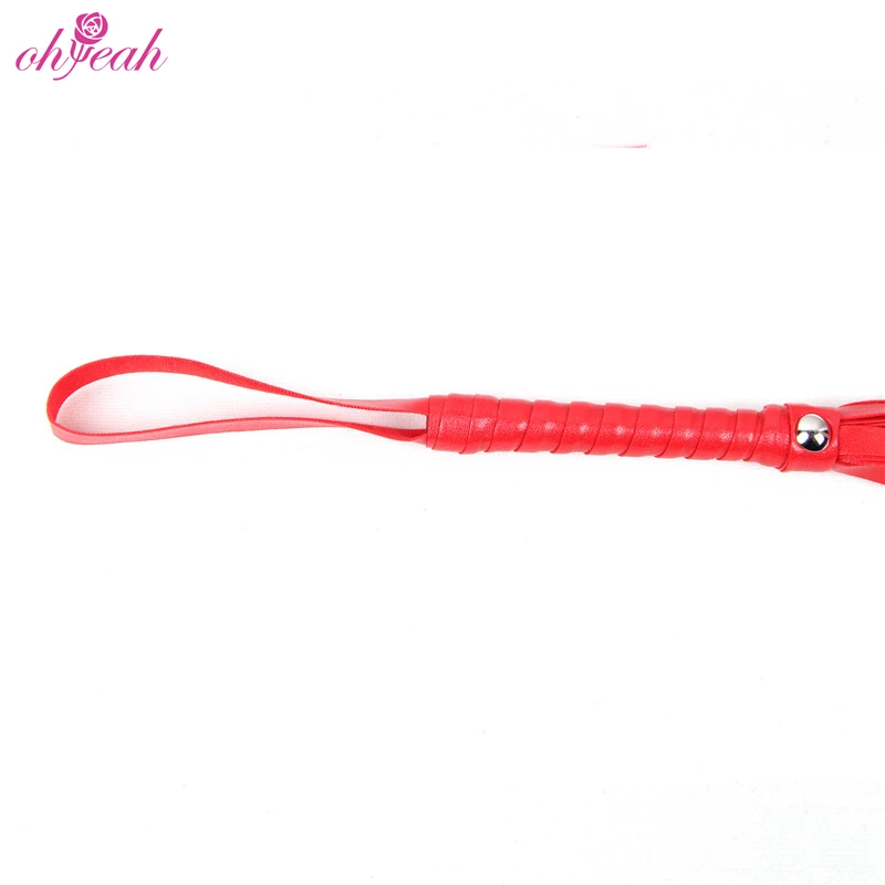 Wholesale in Stock Dominatrix Flogger Braided Sex Bdsm Spanking Leather Whip