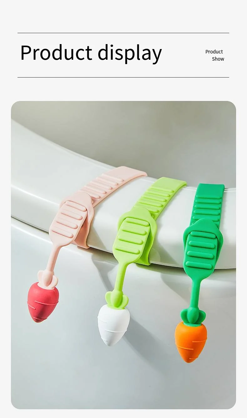 Toilet lid lifter Creative cute toilet seat anti-dirty handle toilet lid lifter manufacture