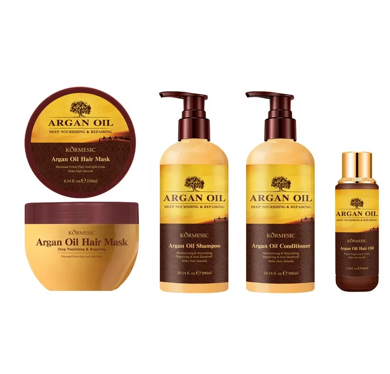 KORMESIC Salon Organic Private Label Morocan Hair Kit Hair Care Sets