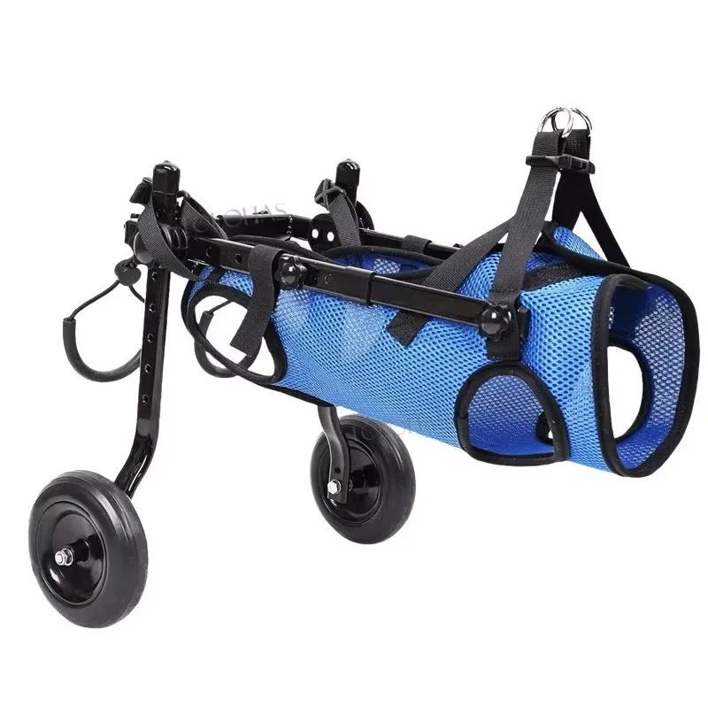 Light Weight Adjustable Wheelchair for Back Legs Disabled Dog Mobility Aids for Small Medium Pets