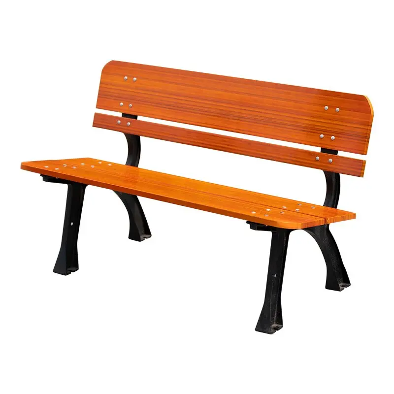 2024 Most Popular Outdoor Bench with Bamboo wood Outdoor garden benches