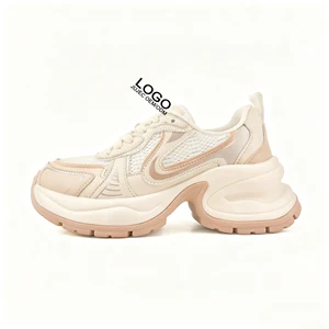 Custom Women's Platform Fashion Casual Comfortable Walking Sport Shoes Chunky Sneakers Breathable Lightweight