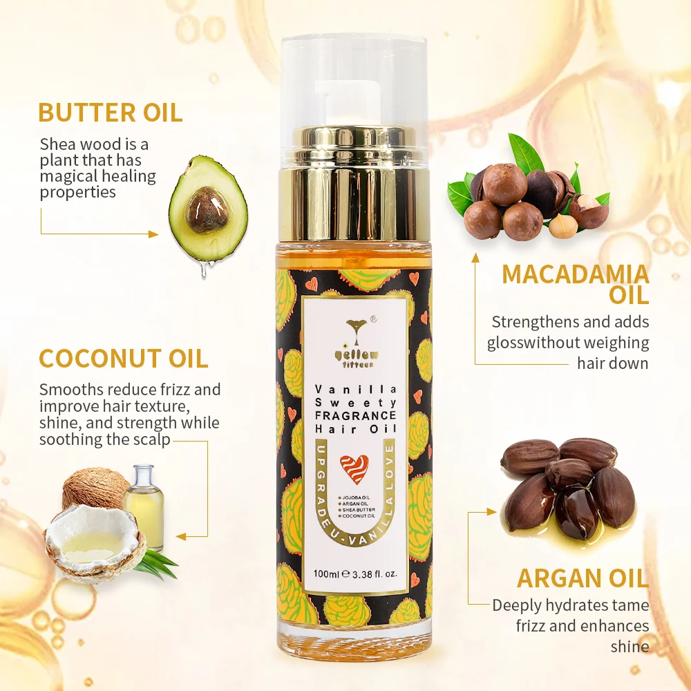 Professional Moisturizing Australia Macadamia Oil Extract for Hair Treatment