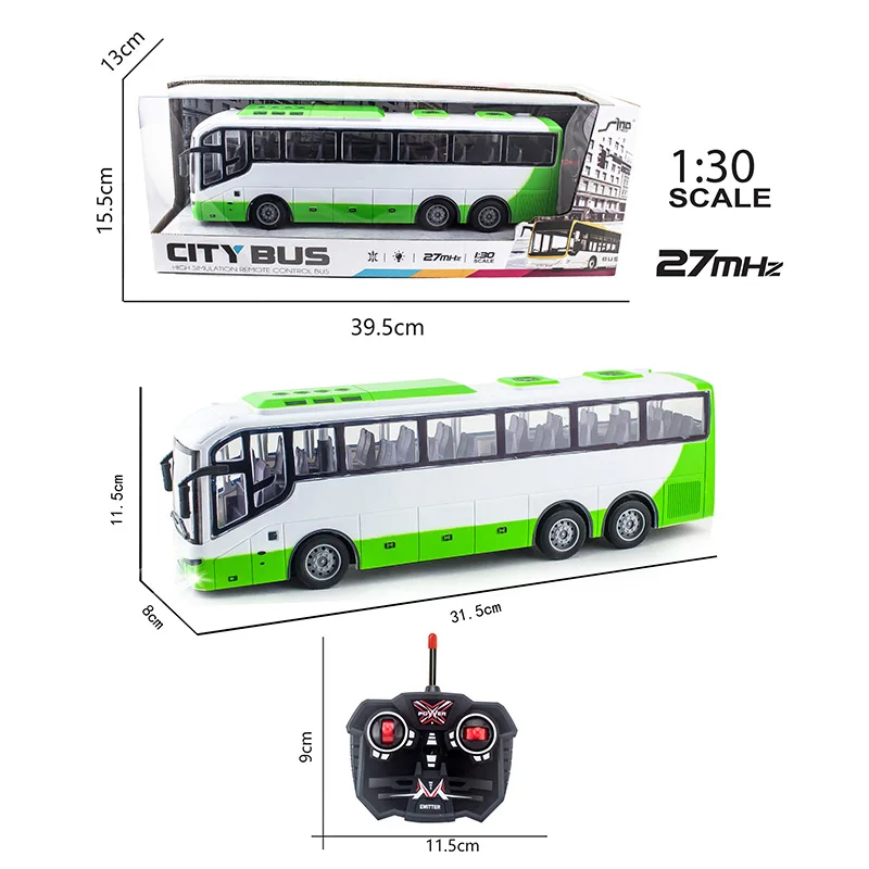 Jouet télécommandé - ZGEER - Bus scolaire - LED - 32x8x10 cm - Pour enfants à partir de 3 ans Jouet télécommandé - ZGEER - Bus scolaire - LED - 32x8x10 cm - Pour enfants à partir de 3 ans