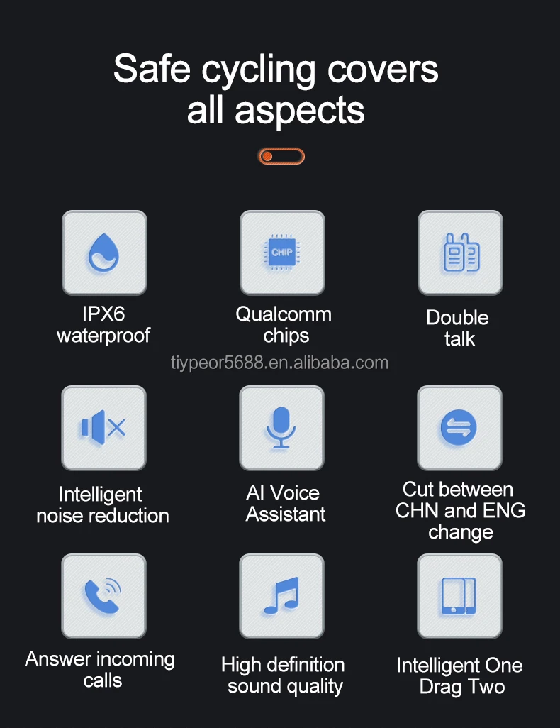 product tiypeor motorcycle helmet bluetooth interconnect earphone long battery headset for 2 riders 1000 meters intercom waterproof ipx6-2