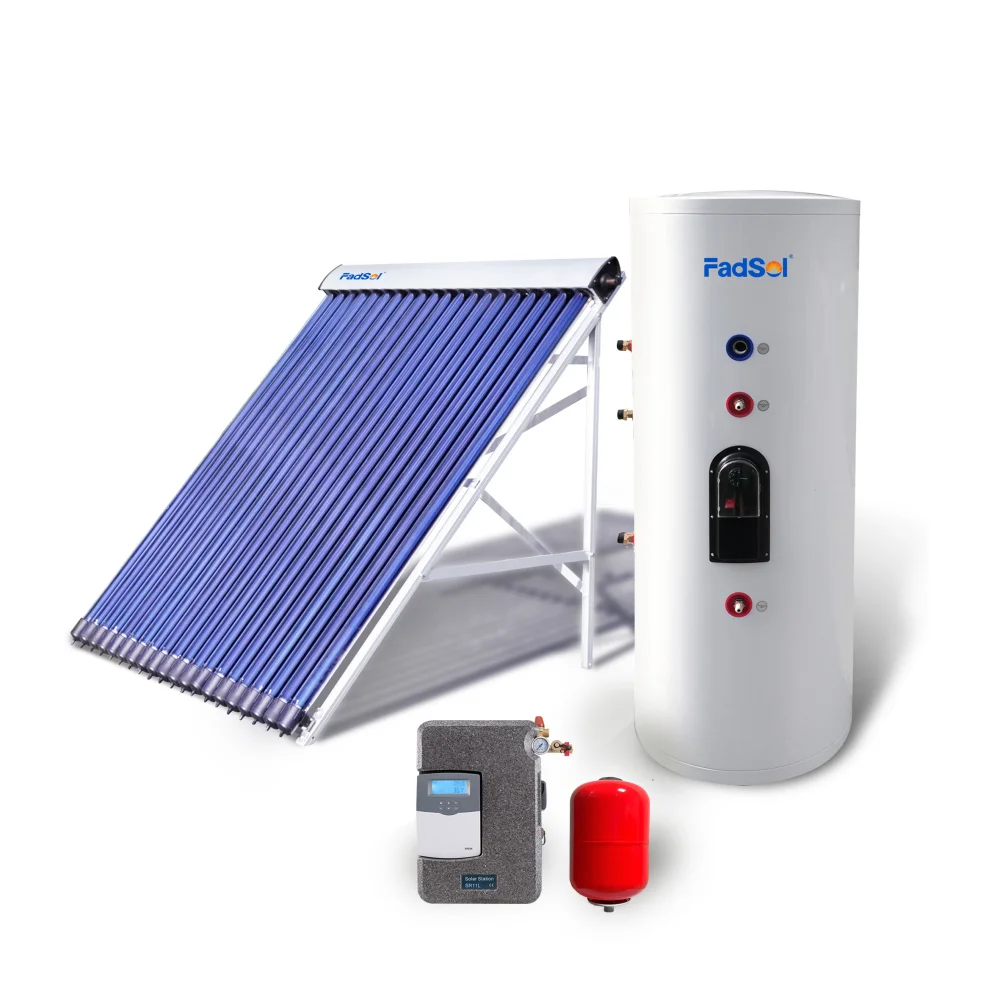 Solar Keymark Certified Solar Collectors With Water Tank 20 Tubes Vacuum Glass Hot Water