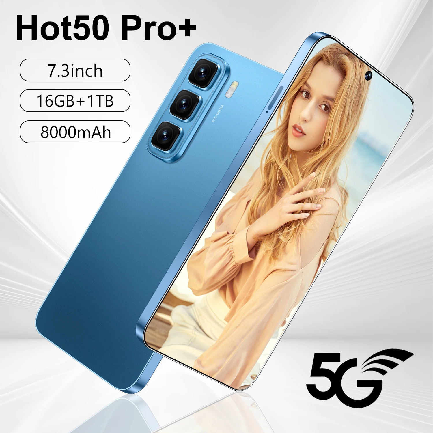 Copy infini hot50 pro + 5g jio mobile phone unlocked 2 sim cards large memory new phone google play