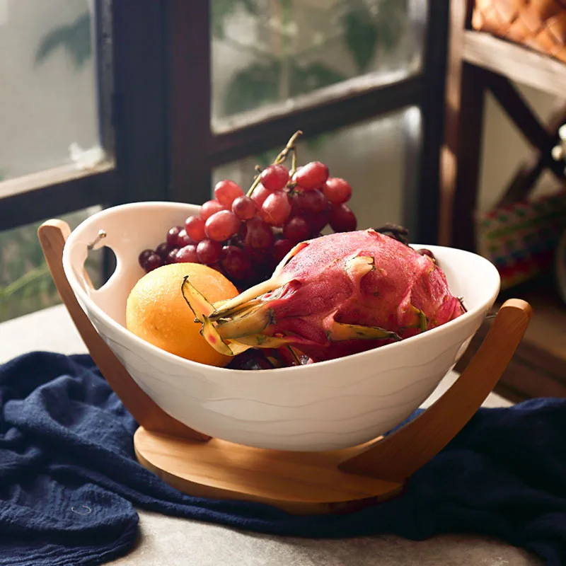 Luxury Creative ceramic fruit bowl large fruit bowl Nordic