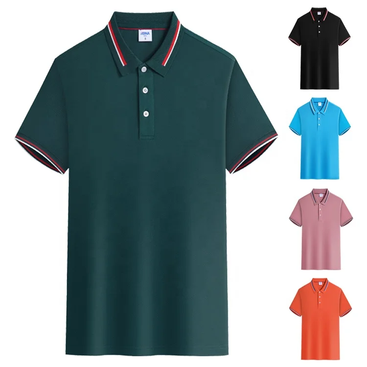 Custom Solid Color Golf Polo T Shirt Design High Quality Slim Fit ...