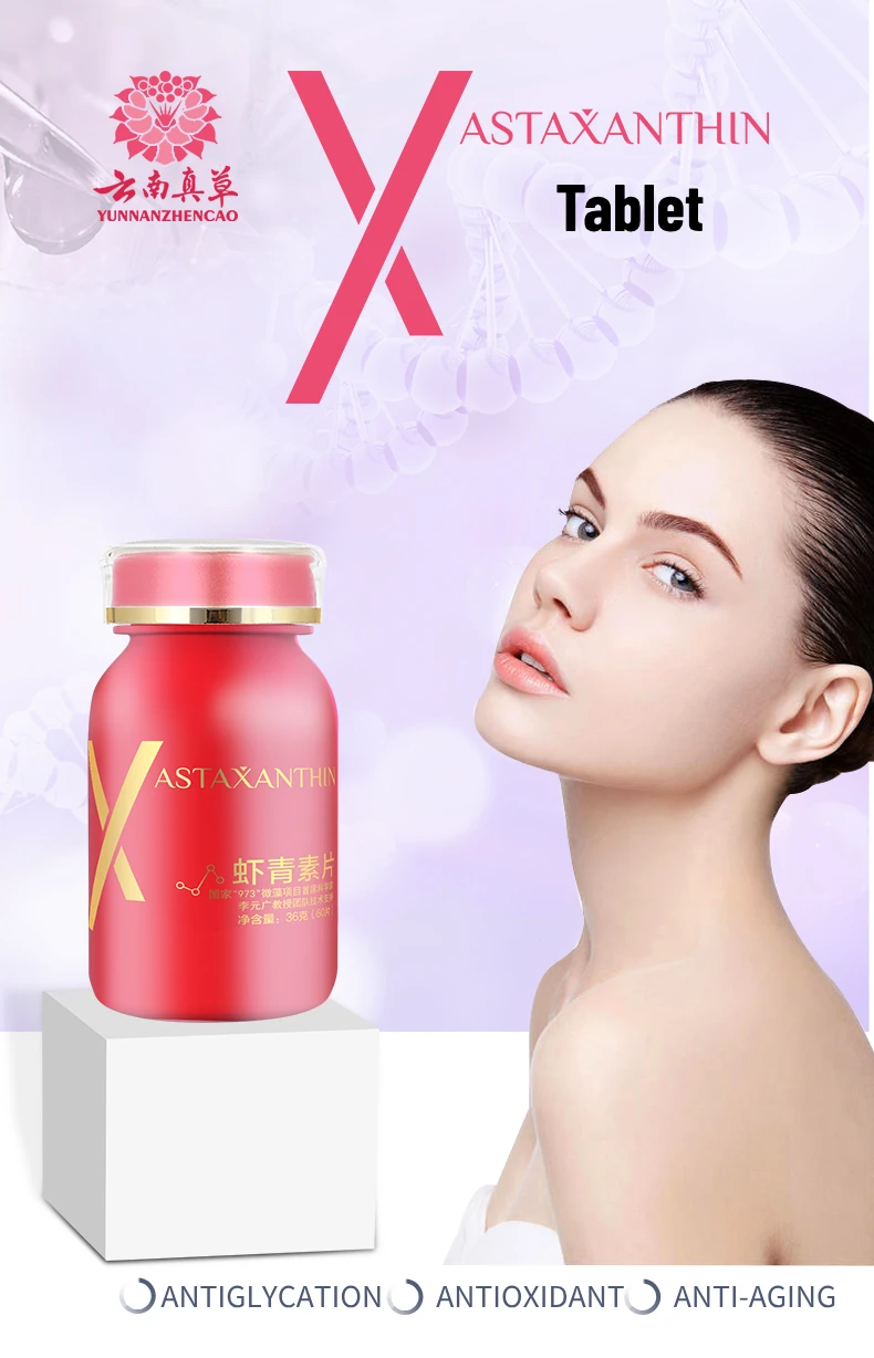 Prof.ding Astaxanthin Tablet Antioxidant Antiaging Whiten Skin