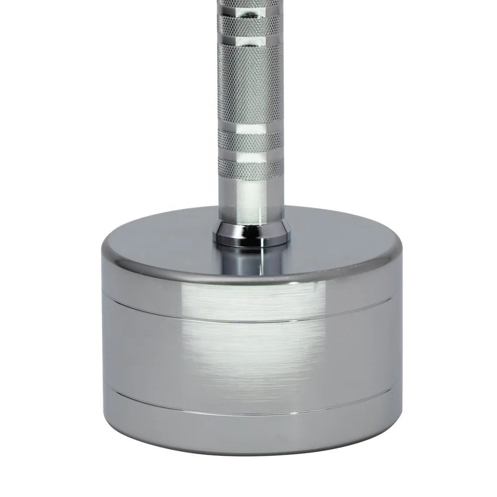 Luxury Dumbbell Gym Round Dumbbell Full Sets Unique Custom Chrome UV Logo for product detail 3