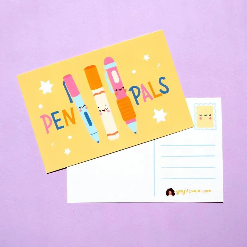 Custom Waterproof Post Greeting Card Printing Made for Business Postcard