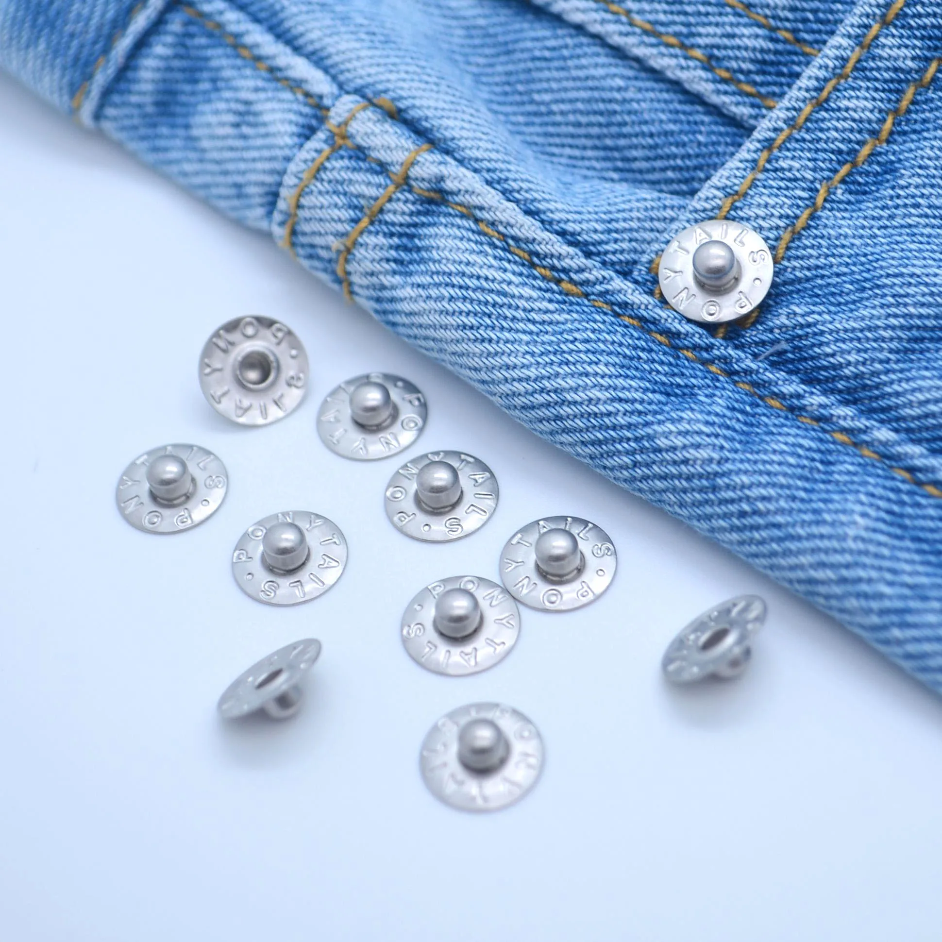 Custom Denim Rivets Button for Jeans Pants Fashionably Designed Custom Jean Rivets High Quality Metal Clothing Accessories