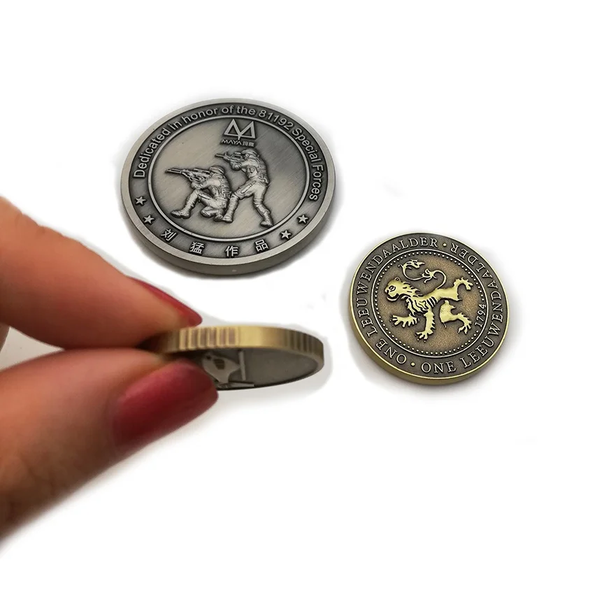 Акция 2021, необычный дизайн под заказ, сувенир из цинкового сплава, медная антикварная монета, металл, имитация под старину, поделки