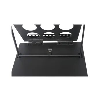 Support De Catalogue De Littérature Support Pliable De Présentoir De Brochure De Magazine Avec Le Sac Portatif D'Oxford Pour Le Magasin De Bureau