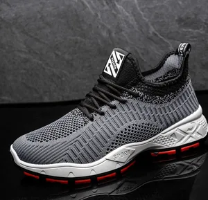 Stock Shoes New Spring Men's Shoes Sneakers Wild Casual Trend Breathable Mesh Non-slip Running Shoes