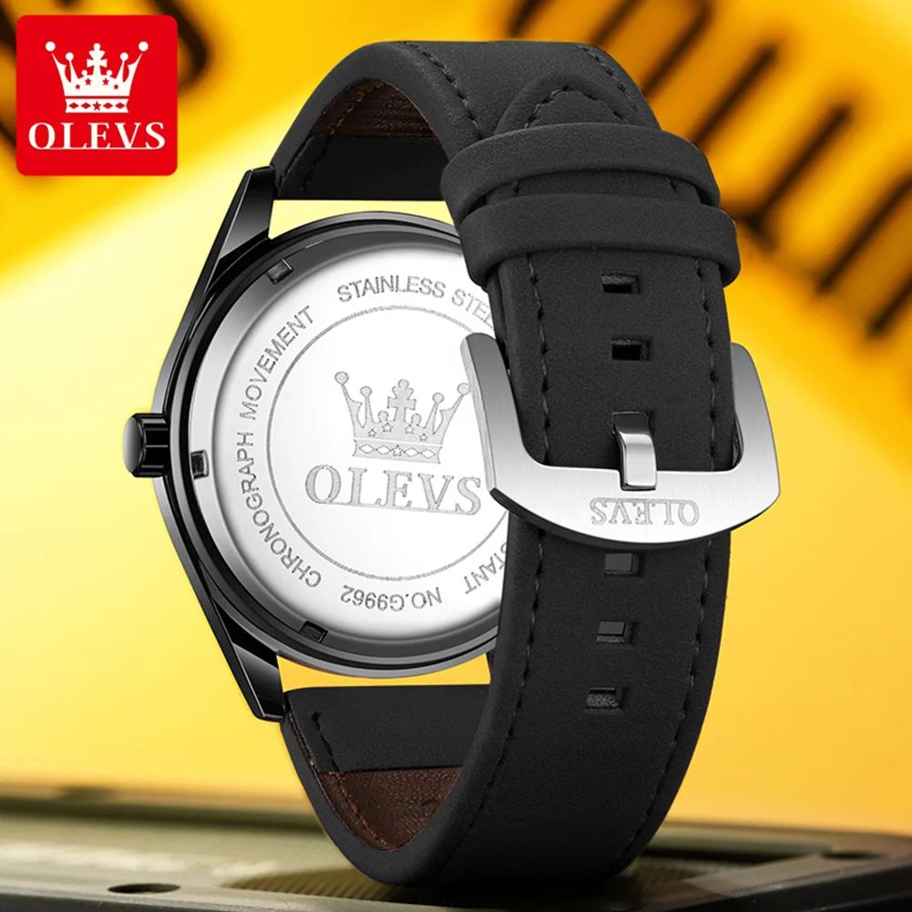 OLEVS 9962 Man Quartz Watch - Water Proof & Fashionable