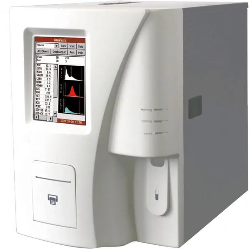 New Design Automated Sysmex 3-part Hematology Analyzer Portable Blood Analyzer Touch Screen MSLAB21