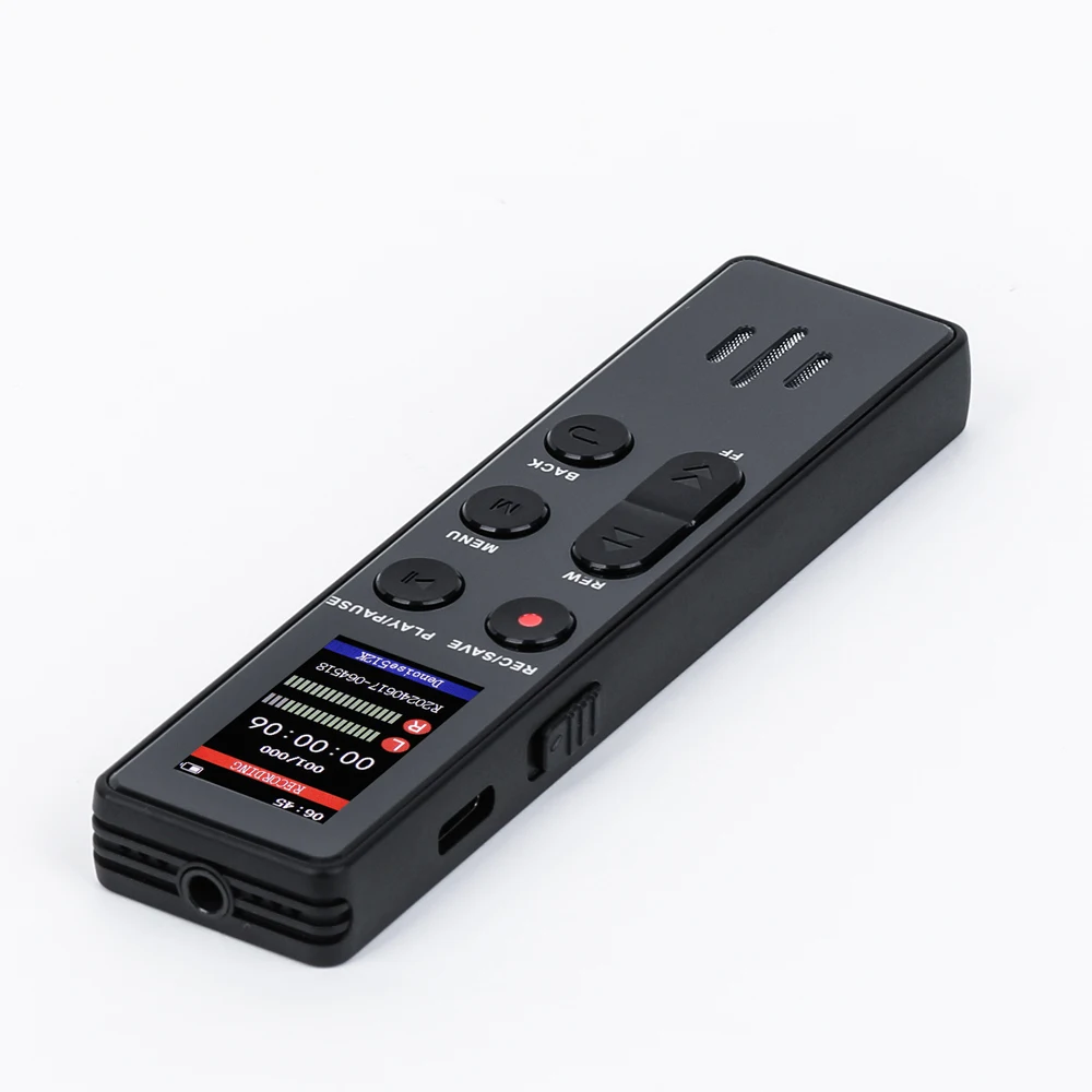 64GB/16GB/8GB dijital kaydedici ses aktivasyon kayıt gürültü iptali bant oynatma MP3 müzik çalar