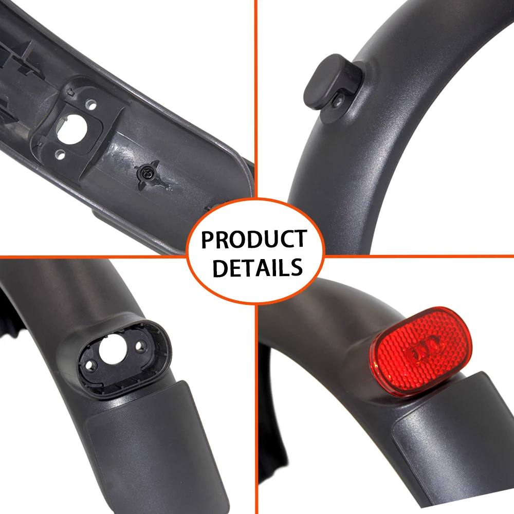 Xiaomi Pro Series 1S Rear Fender Bracket Taillight License Plate Mudguard Skateboard Fender Scooter Accessories Spare Parts