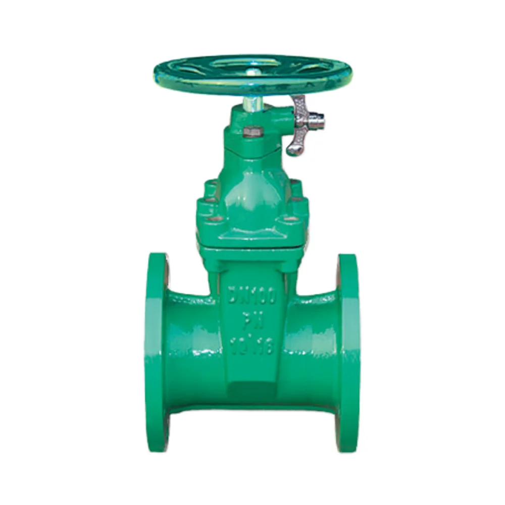 Lockable Manual Non-Rising Stem Resilient Seat Gate Valve Flange Connection WRAS Approved EPDM Coated Disc for Secure Water
