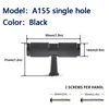 A155 Single Hole Black