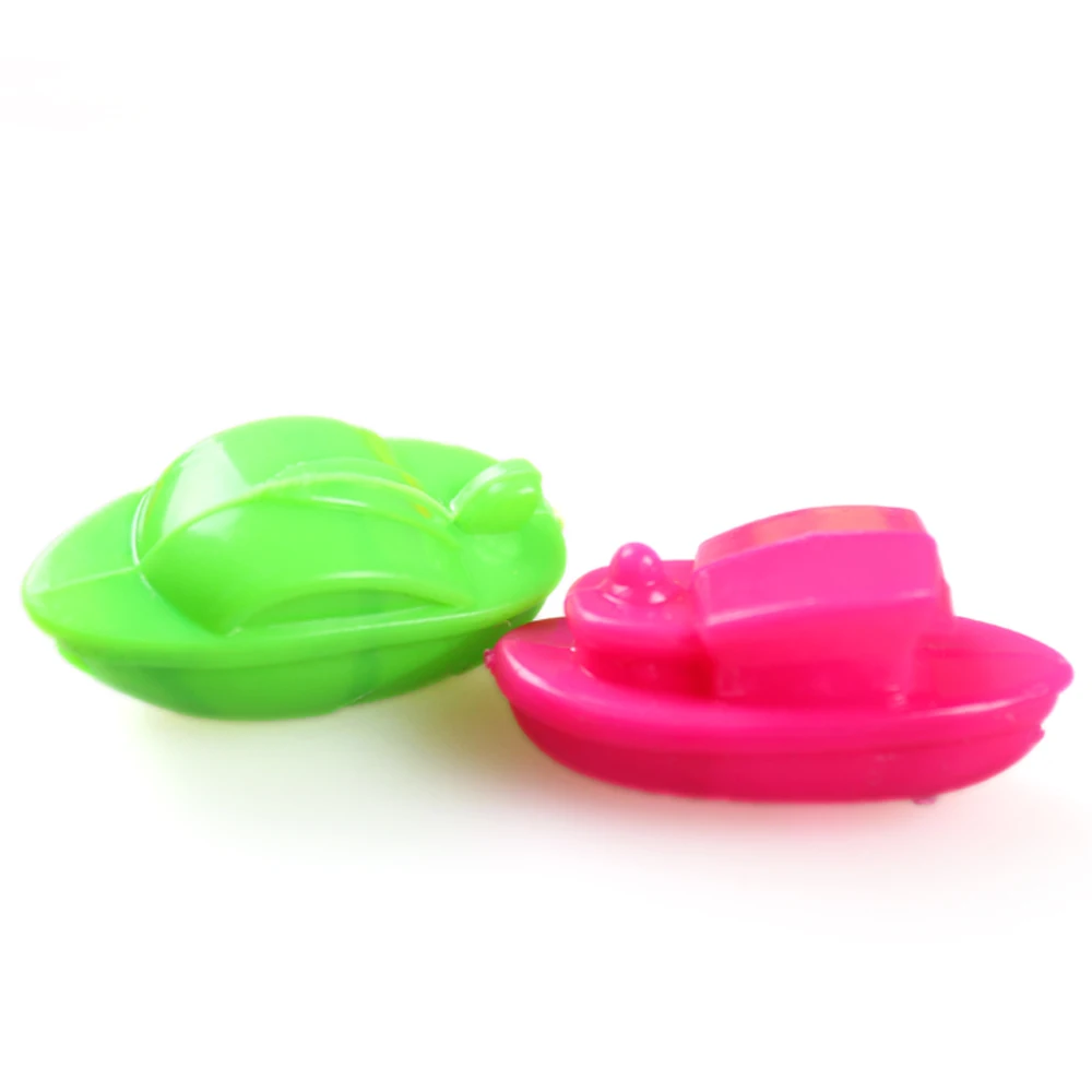 New Arrival Small Plastic Toy Pontoon Boat Beach Boat Toys with Whistle for  Free Promotional Gift