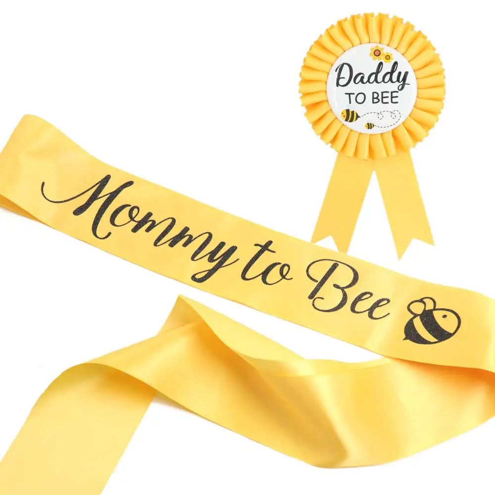 Logisch cent Buiten adem Mom To Bee Sash Daddy To Bee Pin Kit What Will Baby Bee Mommy Sash  Pregnancy Sash Baby Shower Party Favor Sunflower Party Decor - Buy  Sunflower Party Decor,Baby Shower Party,Sunflower Party