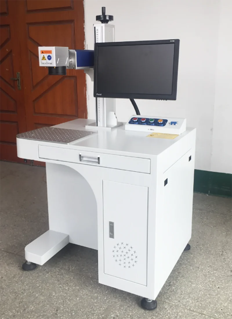 New Condition Gold Laser Engraving Machine for Precious Metals Fiber ...