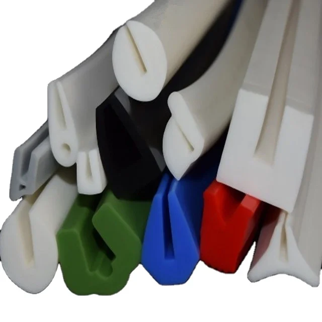 U Shape Profile Silicone Sheet Metal Edge Trim protection Rubber Seal Strip for Boat Windshield Gasket