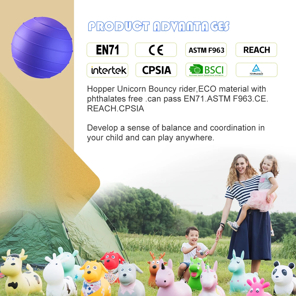 Высококачественная надувная пластиковая игрушка, олень, бункер, животное для детей, для прыжков на открытом воздухе