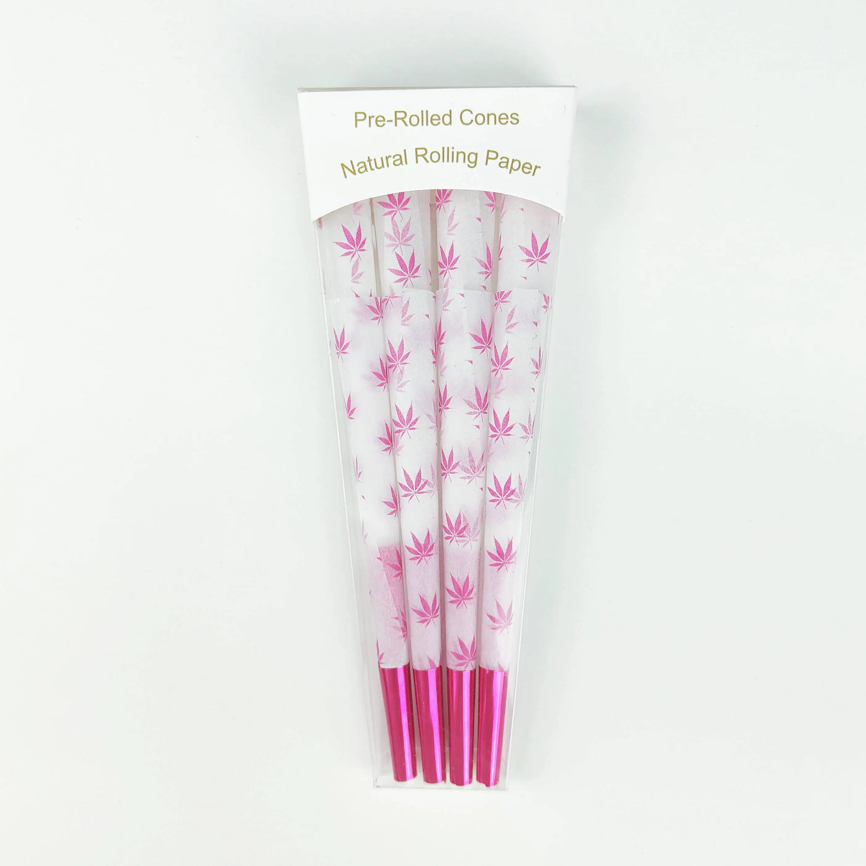 Factory Direct Pink Printed Patterns Long Papes King Size Prerolls 8