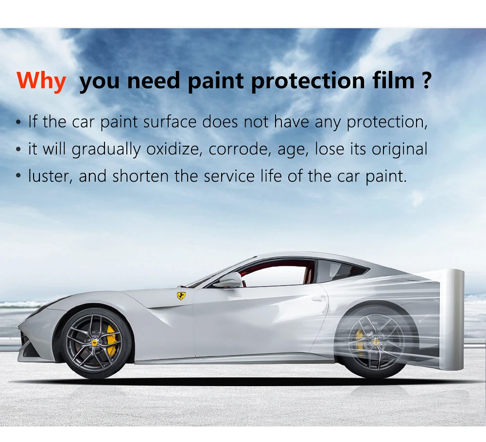 Carlas 10 Years Warranty Usa Quality 7.5 Mil Self-healing Tpu Ppf Paint 