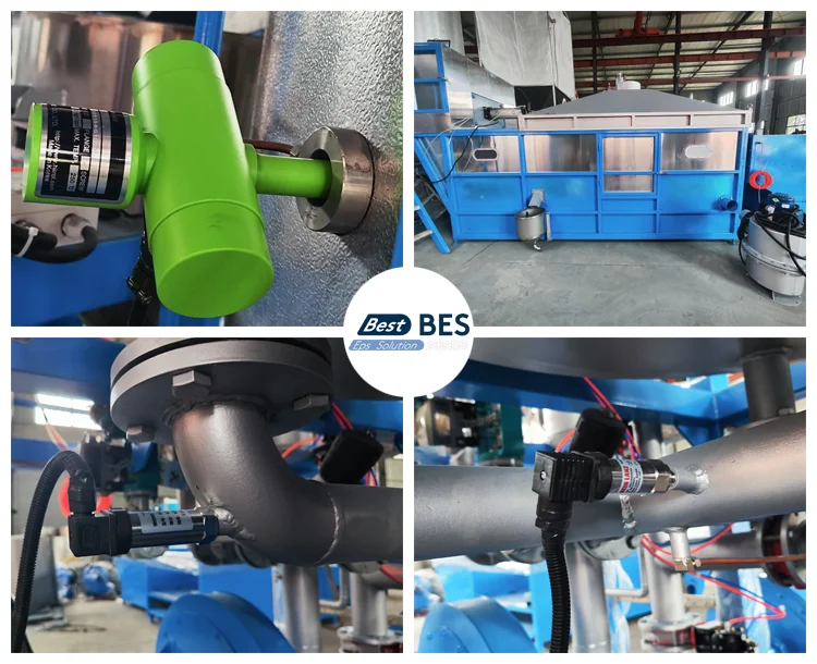 BES Auto EPS Pre Expander Polystyrene Styrofoam Batch Foaming Machine Beads Making