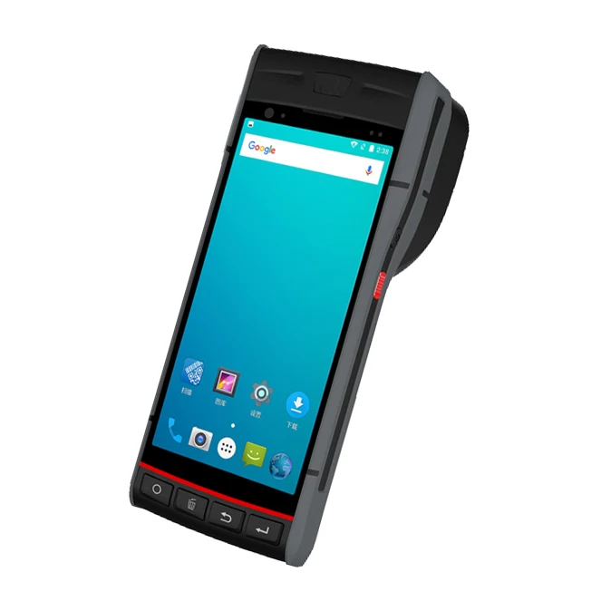 Barway S60 5 дюймов Android 9 0 беспроводной сканер штрих-кодов с принтером портативный PDA мобильный терминал