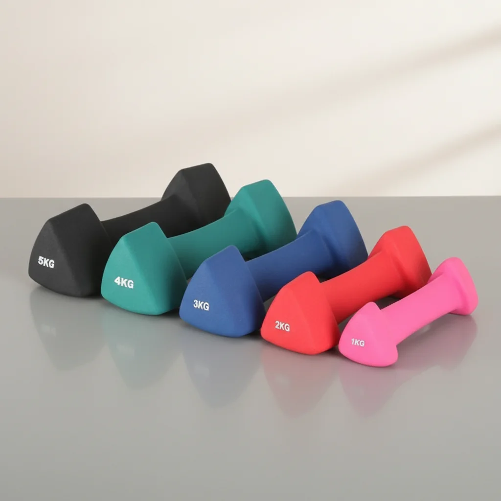 Manubrio In Neoprene Nero Da 1 Kg, Antiscivolo Per Fitness E Ginnastica
