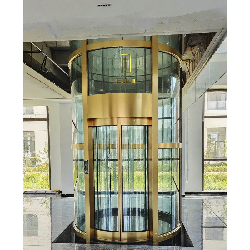 Round Lift Glass Elevator for Home Price Panorama Home Elevator 3 Floor Round Elevator
