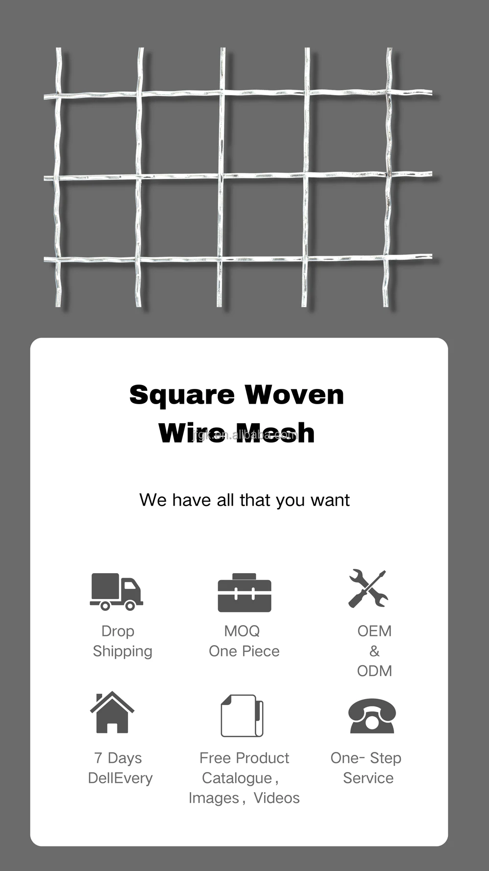 Steel Welded Wire Mesh Panels Galvanized Square Hole Welded Rolls Mesh