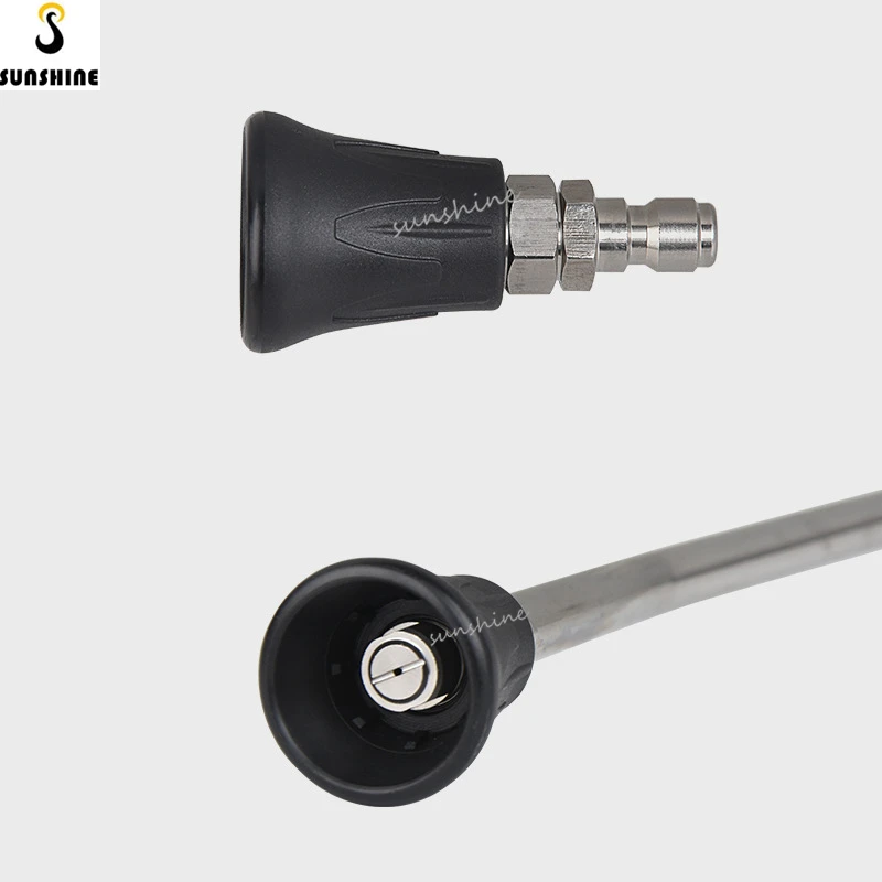 Ss High Pressure Water Gun Nozzle Household Commercial Washer 1/4 Quick Connector Stainless