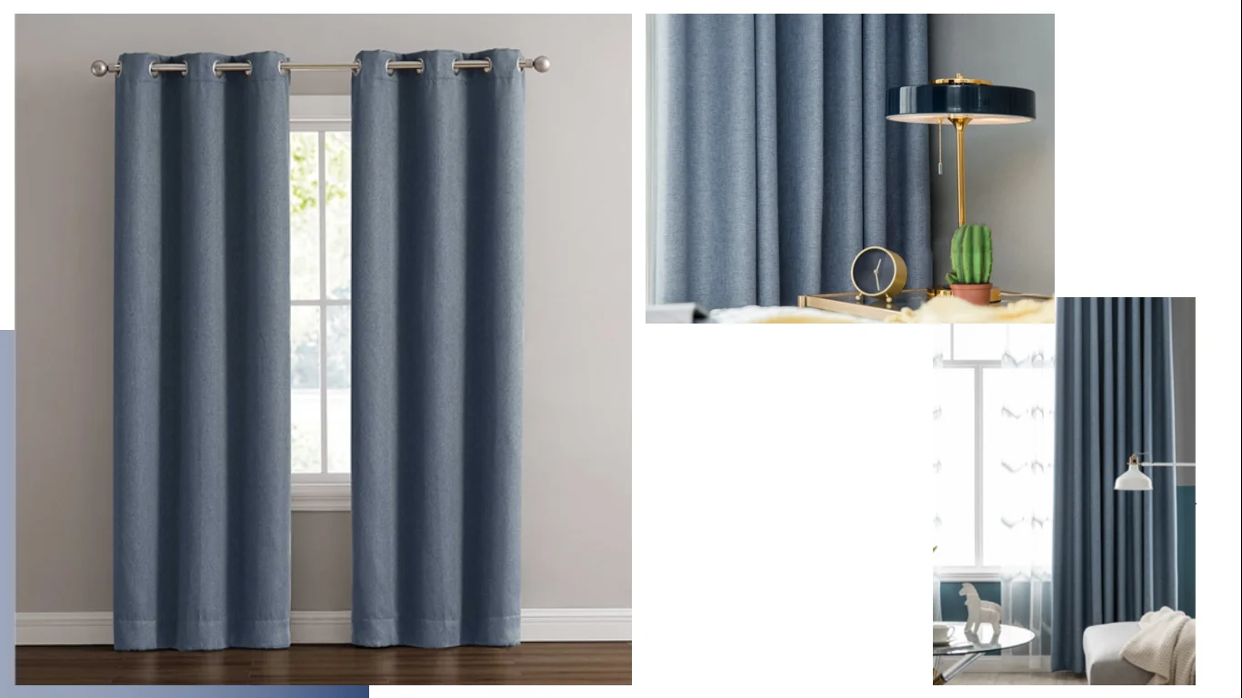 Owenie Wholesale Ready Made Quality Curtins Polyester Fabric