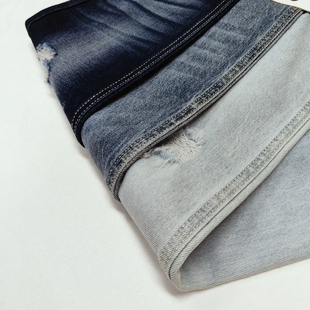 10oz high quality roll japanese cotton 2 elastane selvedge raw denim fabric for Slim Fit Advanced Stretch Men's Jeans